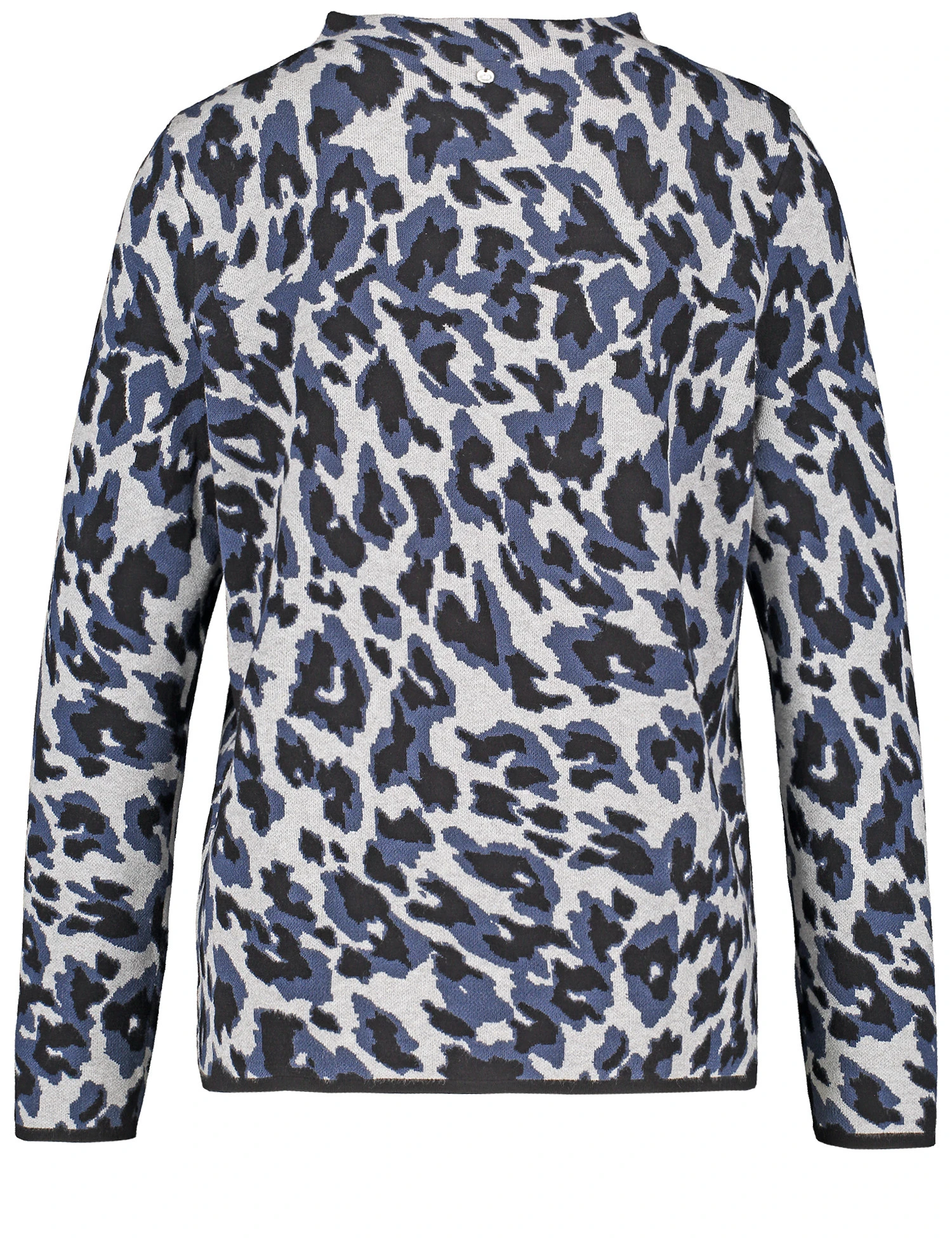 Gerry Weber Gemusterter Pullover Mit Kurzem Stehkragen 3 Gerry Weber Gemusterter Pullover Mit Kurzem Stehkragen – Bild 3