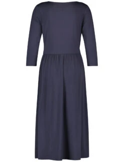 Taifun Gemustertes Jerseykleid Mit Wickeloptik -Gerry Stil Geschaft gemustertes jerseykleid mit wickeloptik 03