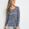 Gerry Weber Gemustertes Langarmshirt Mit Ausbrenner-Qualität