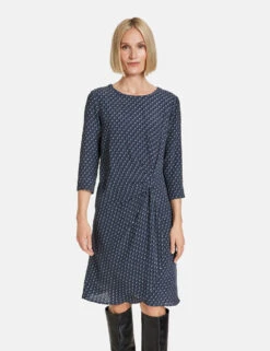 Gerry Weber Gepunktetes Kleid Mit Knotendetail 13 Gerry Weber Gepunktetes Kleid Mit Knotendetail -Gerry Stil Geschaft gepunktetes kleid mit knotendetail 01