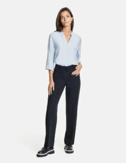 Gerry Weber Gerade Geschnittene Hose 13 Gerry Weber Gerade Geschnittene Hose -Gerry Stil Geschaft gerade geschnittene hose 01