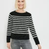 Gerry Weber Geringelter Pullover Aus Baumwolle