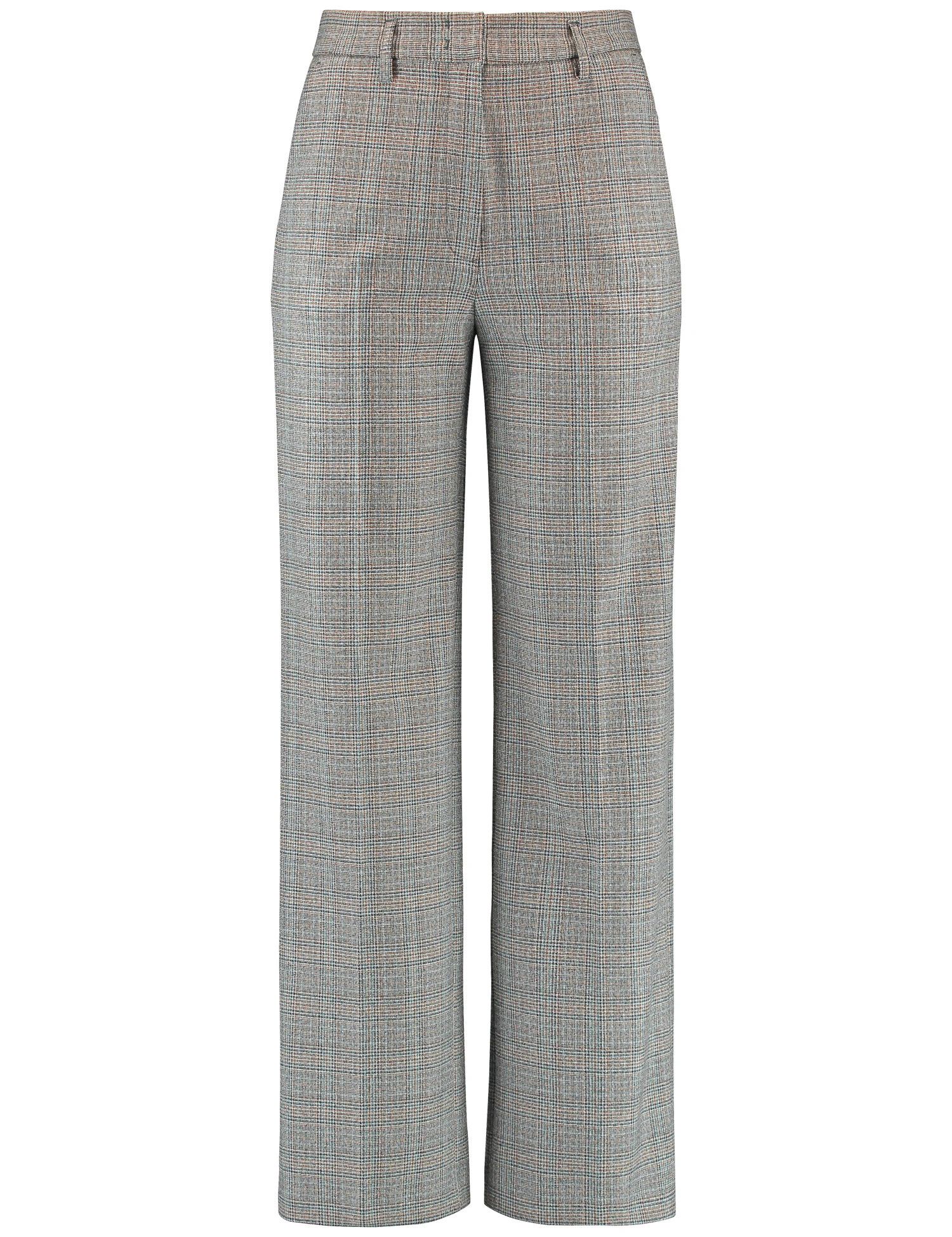 Gerry Weber Glencheck-Hose Mit Weitem Bein 2 Gerry Weber Glencheck-Hose Mit Weitem Bein – Bild 2