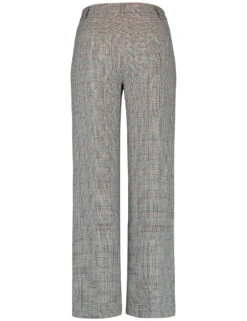 Gerry Weber Glencheck-Hose Mit Weitem Bein 9 Gerry Weber Glencheck-Hose Mit Weitem Bein -Gerry Stil Geschaft glencheck hose mit weitem bein 03
