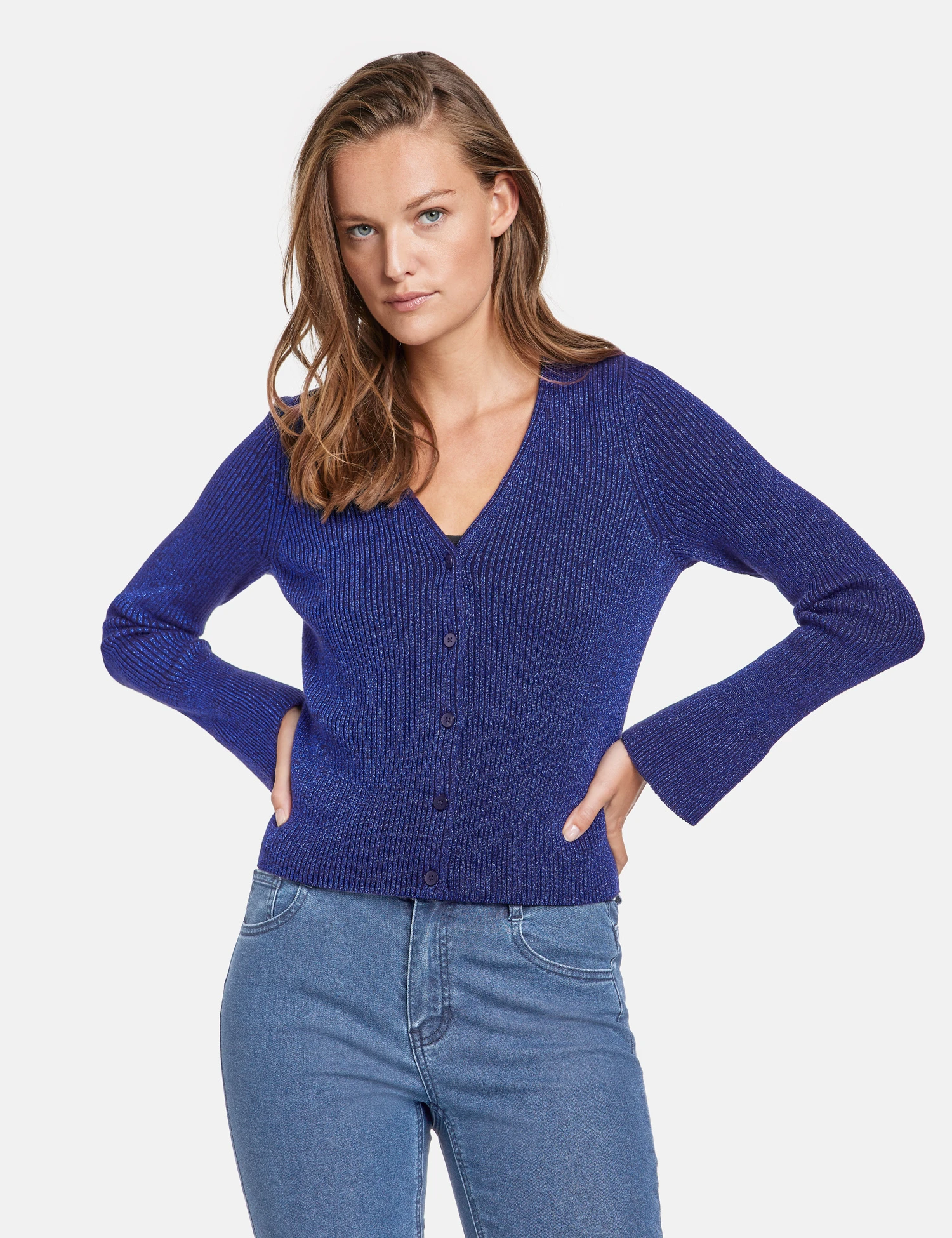 Taifun Glitzer-Strickjacke 7 Taifun Glitzer-Strickjacke – Bild 7