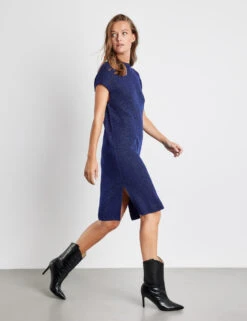 Taifun Glitzerndes Strickkleid -Gerry Stil Geschaft glitzerndes strickkleid 102