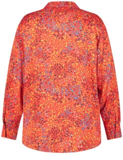 Hemdbluse Mit Allover-Print 9 Hemdbluse Mit Allover-Print -Gerry Stil Geschaft hemdbluse mit allover print 03