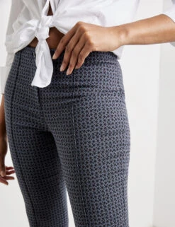 Gerry Weber Hose Mit Minimaldessin Slim Fit -Gerry Stil Geschaft hose mit minimaldessin slim fit 100