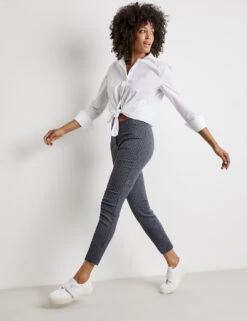 Gerry Weber Hose Mit Minimaldessin Slim Fit -Gerry Stil Geschaft hose mit minimaldessin slim fit 102