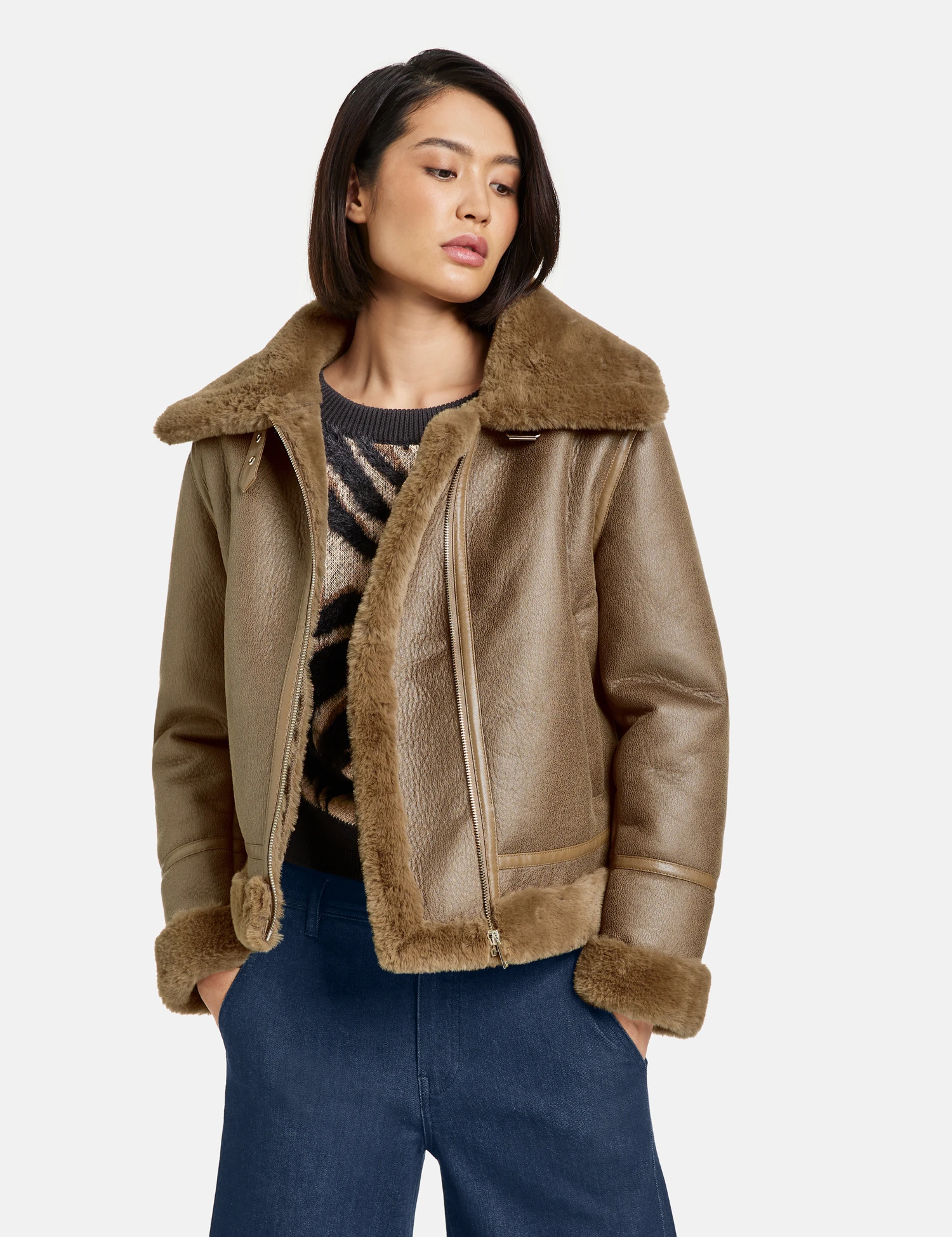 Taifun Jacke Mit Kunstfell 7 Taifun Jacke Mit Kunstfell – Bild 7