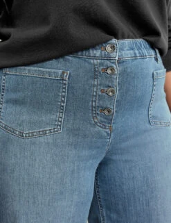 Jeans Mit Weitem Bein Carlotta 10 Jeans Mit Weitem Bein Carlotta -Gerry Stil Geschaft jeans mit weitem bein carlotta 100