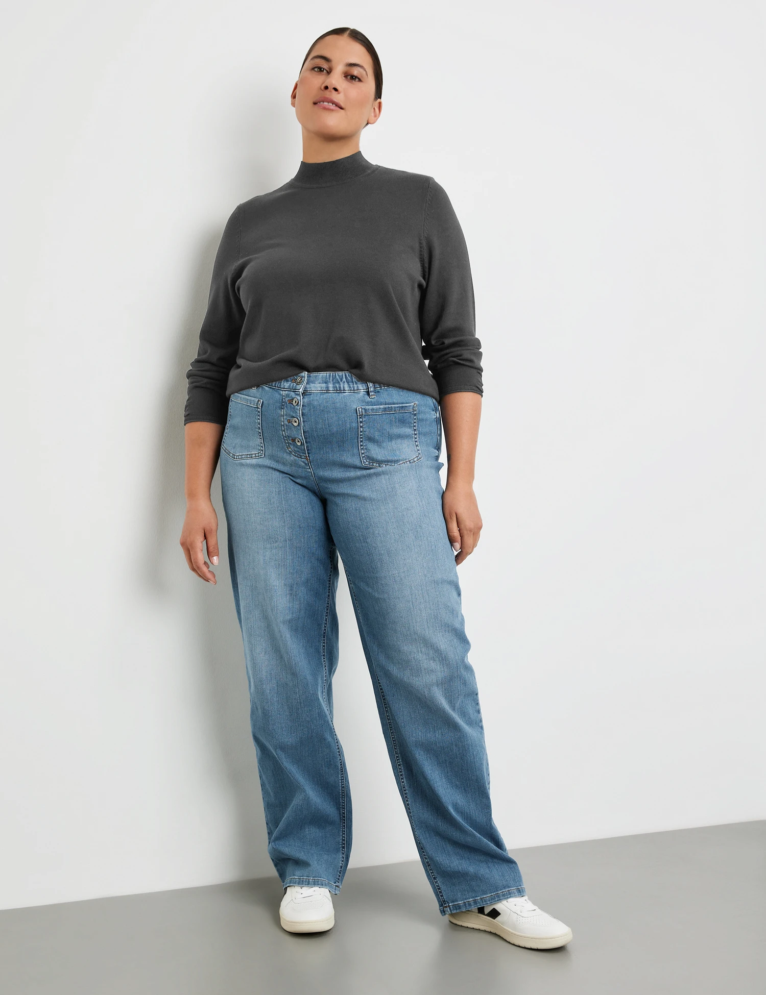 Jeans Mit Weitem Bein Carlotta 1 Jeans Mit Weitem Bein Carlotta