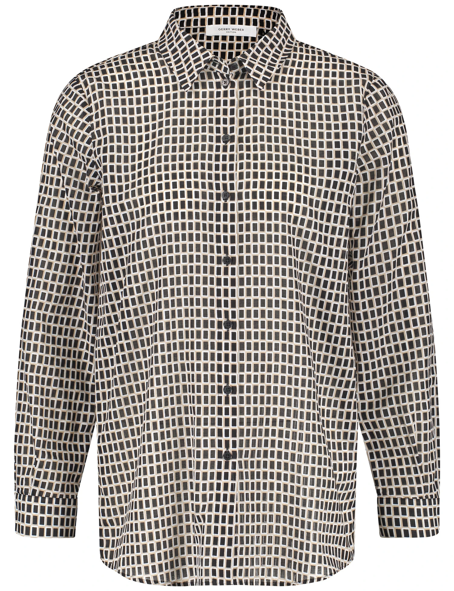 Gerry Weber Karierte Baumwollbluse 2 Gerry Weber Karierte Baumwollbluse – Bild 2