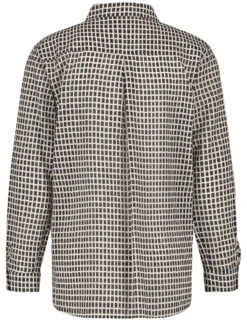 Gerry Weber Karierte Baumwollbluse 9 Gerry Weber Karierte Baumwollbluse -Gerry Stil Geschaft karierte baumwollbluse 03