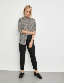 Gerry Weber Karierte Baumwollbluse 11 Gerry Weber Karierte Baumwollbluse -Gerry Stil Geschaft karierte baumwollbluse 102