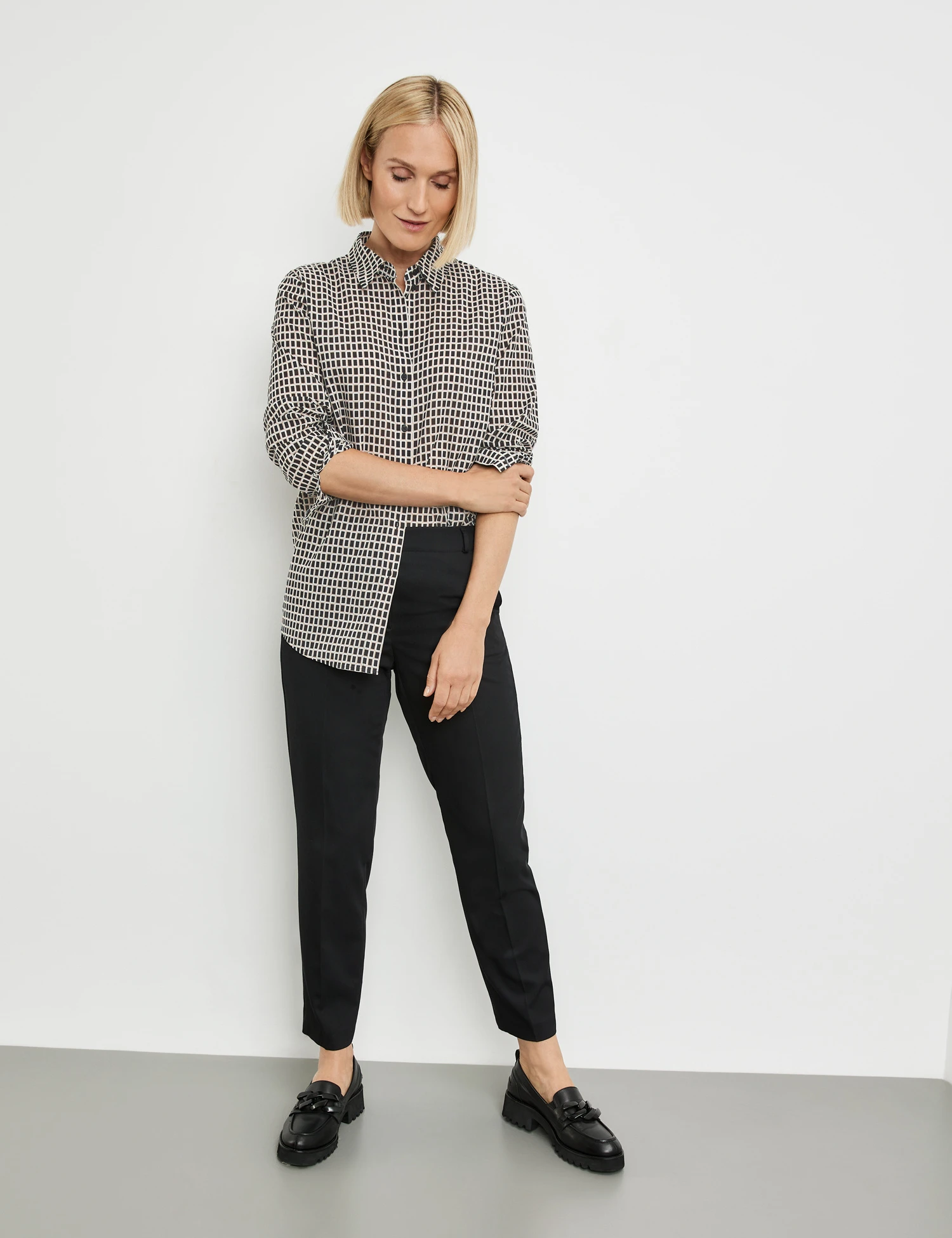 Gerry Weber Karierte Baumwollbluse 5 Gerry Weber Karierte Baumwollbluse – Bild 5