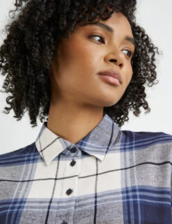 Taifun Karierte Hemdbluse Aus Baumwolle 9 Taifun Karierte Hemdbluse Aus Baumwolle -Gerry Stil Geschaft karierte hemdbluse aus baumwolle 100