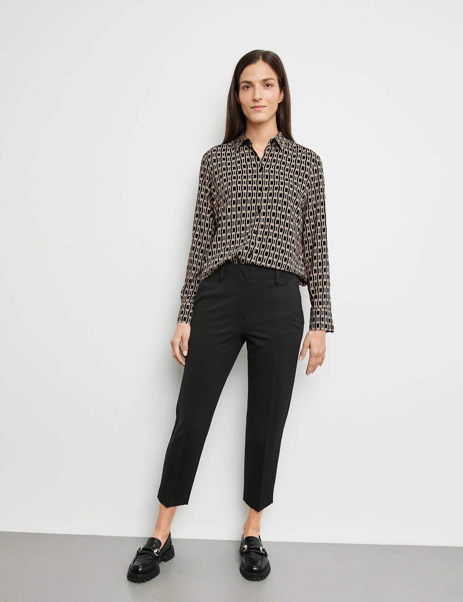 Gerry Weber Klassische 7/8 Hose Mit Saumschlitzen 1 Gerry Weber Klassische 7/8 Hose Mit Saumschlitzen