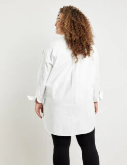 Klassische Longbluse Organic Cotton -Gerry Stil Geschaft klassische longbluse organic cotton 104