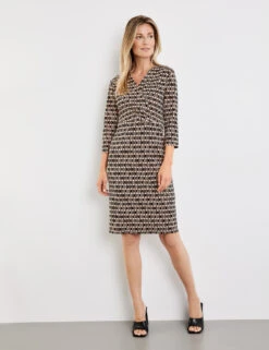 Gerry Weber Kleid Mit Wickeloptik Und Kettendessin