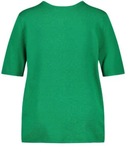 Kurzarmpullover Aus Feinstrick -Gerry Stil Geschaft kurzarmpullover aus feinstrick 03