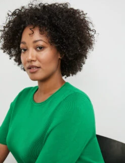 Kurzarmpullover Aus Feinstrick -Gerry Stil Geschaft kurzarmpullover aus feinstrick 100