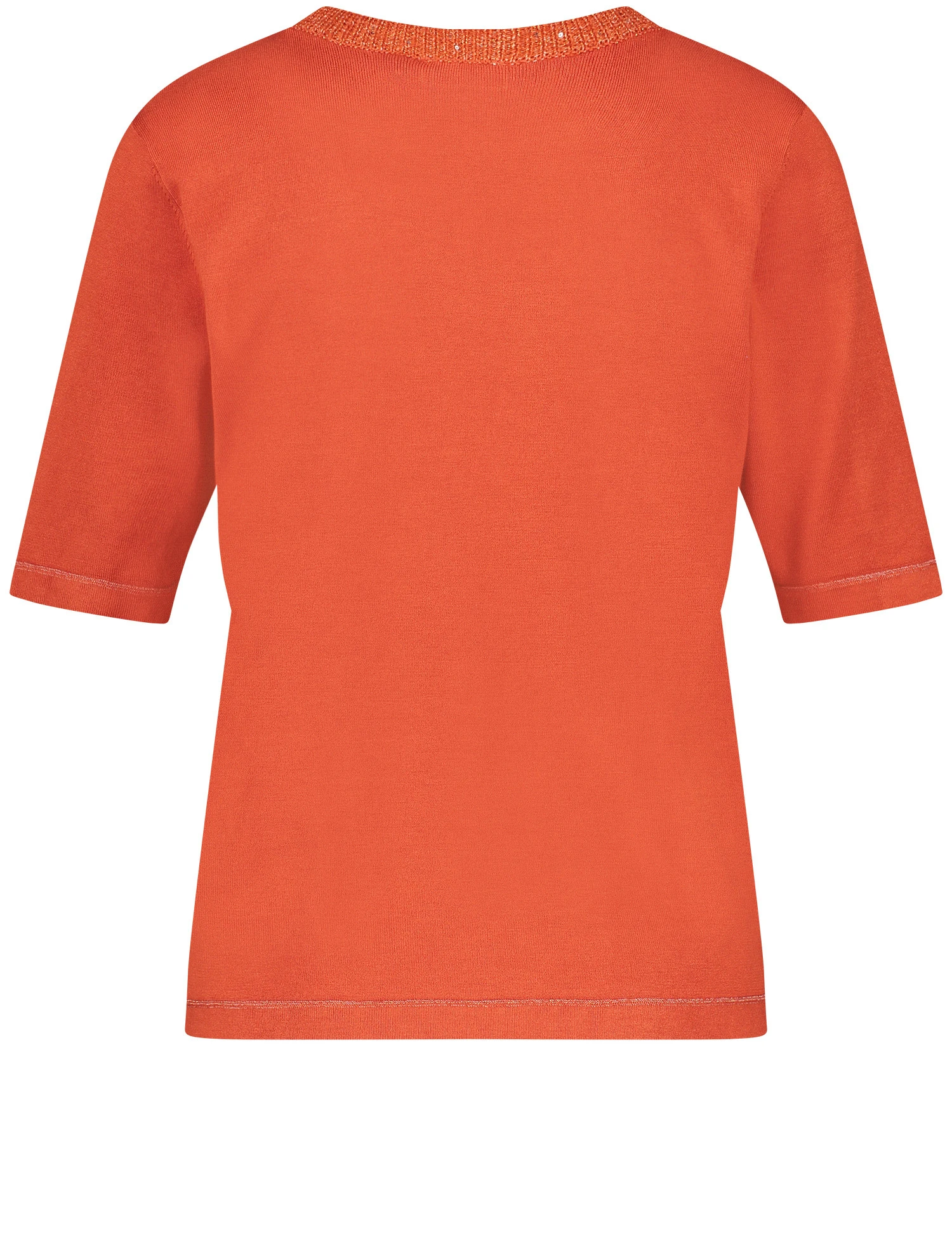 Gerry Weber Kurzarmpullover Mit Lurex-Details 3 Gerry Weber Kurzarmpullover Mit Lurex-Details – Bild 3