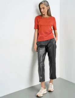 Gerry Weber Kurzarmpullover Mit Lurex-Details 11 Gerry Weber Kurzarmpullover Mit Lurex-Details -Gerry Stil Geschaft kurzarmpullover mit lurex details 102