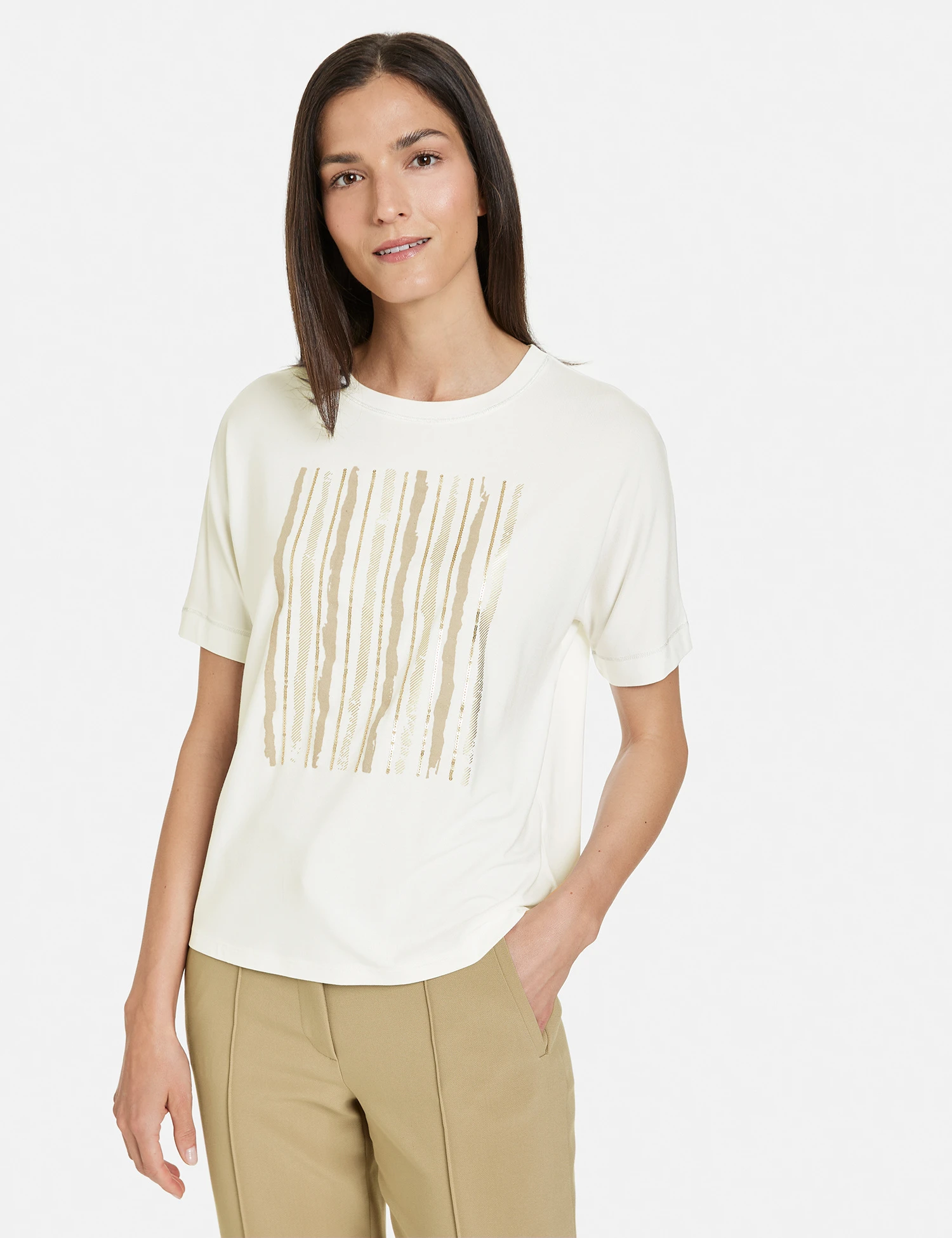 Gerry Weber Kurzarmshirt Mit Paillettendekor 7 Gerry Weber Kurzarmshirt Mit Paillettendekor – Bild 7