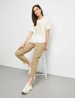 Gerry Weber Kurzarmshirt Mit Paillettendekor 11 Gerry Weber Kurzarmshirt Mit Paillettendekor -Gerry Stil Geschaft kurzarmshirt mit paillettendekor 102