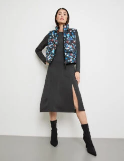 Taifun Kurze Steppweste Mit Stehkragen -Gerry Stil Geschaft kurze steppweste mit stehkragen 102