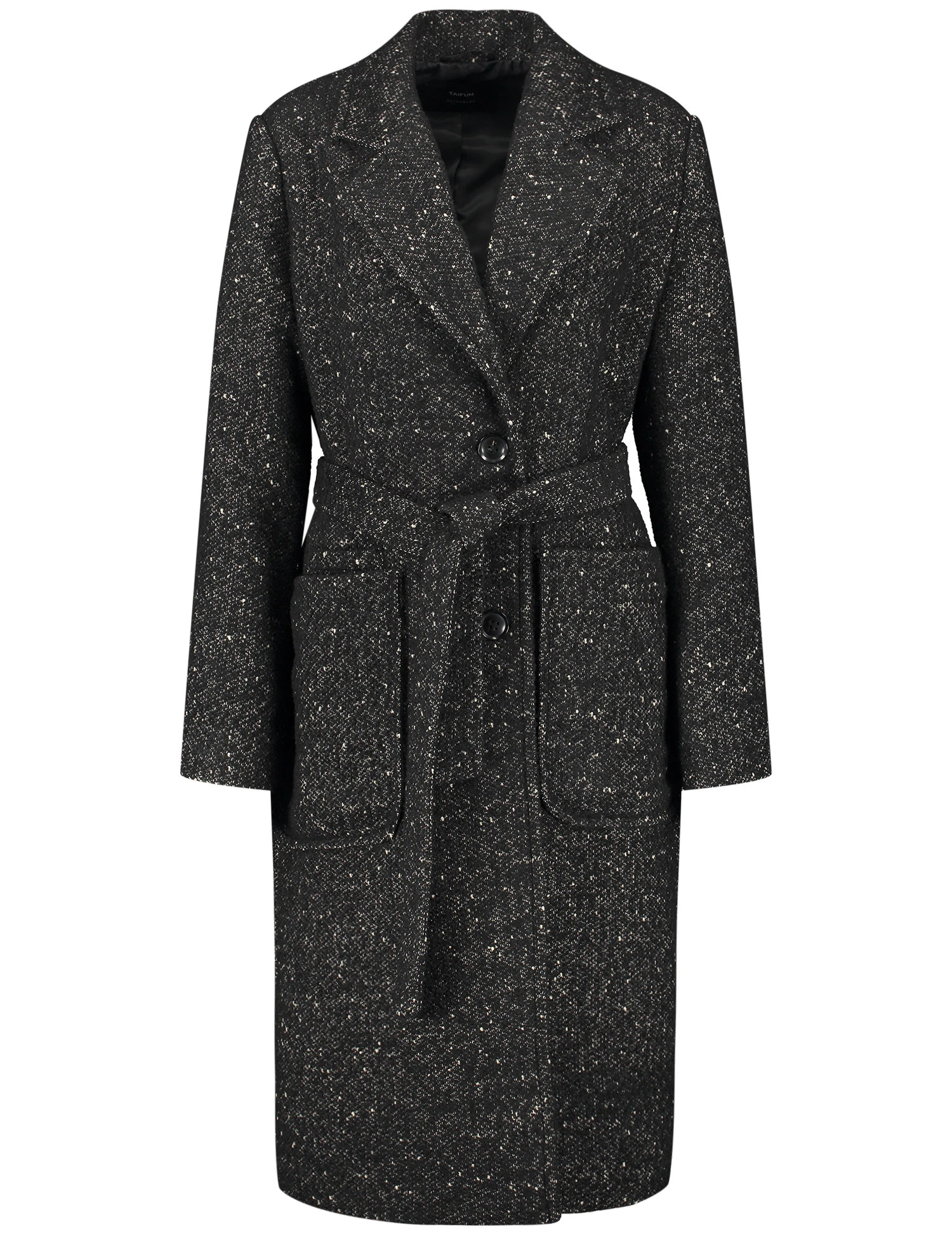 Taifun Kurzmantel Mit Bindegürtel 2 Taifun Kurzmantel Mit Bindegürtel – Bild 2