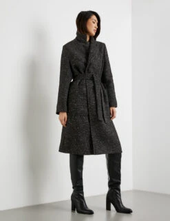 Taifun Kurzmantel Mit Bindegürtel 11 Taifun Kurzmantel Mit Bindegürtel -Gerry Stil Geschaft kurzmantel mit bindeguertel 102