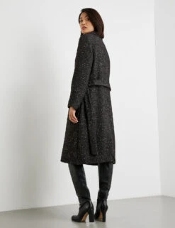 Taifun Kurzmantel Mit Bindegürtel 12 Taifun Kurzmantel Mit Bindegürtel -Gerry Stil Geschaft kurzmantel mit bindeguertel 104