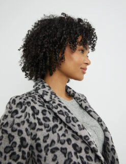 Taifun Kurzmantel Mit Leo-Muster -Gerry Stil Geschaft kurzmantel mit leo muster 100