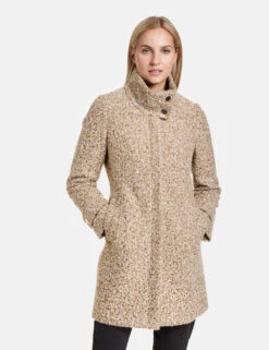 Taifun Kurzmantel Mit Stehkragen -Gerry Stil Geschaft kurzmantel mit stehkragen 01