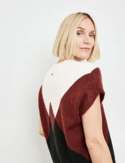 Gerry Weber Kuscheliger Kurzarmpullover Mit Grafischem Muster 10 Gerry Weber Kuscheliger Kurzarmpullover Mit Grafischem Muster -Gerry Stil Geschaft kuscheliger kurzarmpullover mit grafischem muster 100