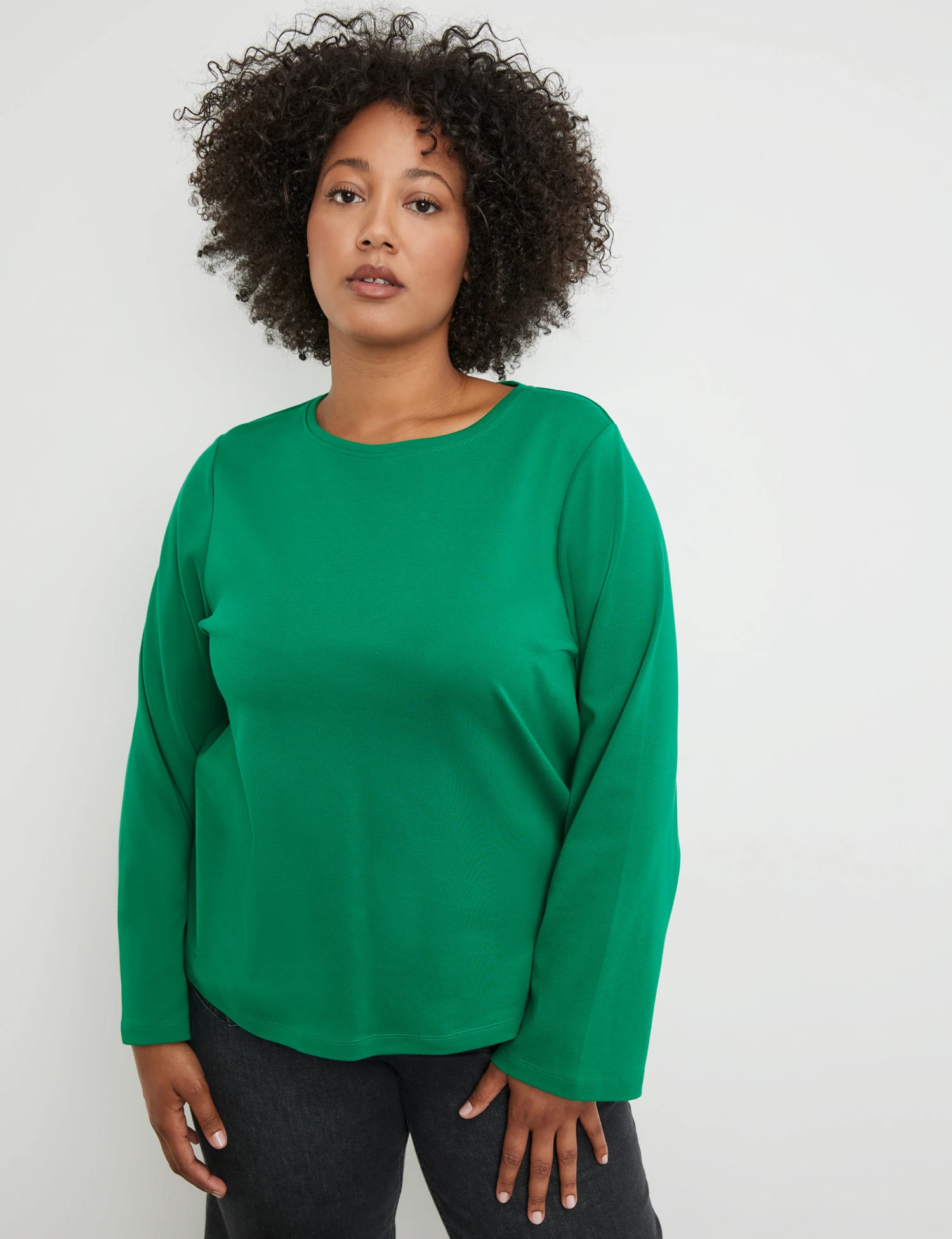 Langaramshirt Aus Interlock-Jersey 1 Langaramshirt Aus Interlock-Jersey