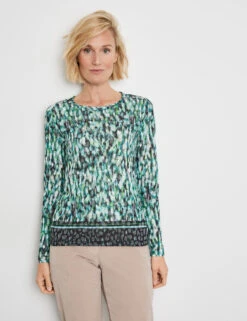 Gerry Weber Langarmshirt Mit Ausbrenner-Qualität