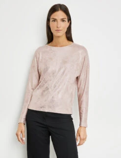 Gerry Weber Langarmshirt Mit Schimmernden Effekten