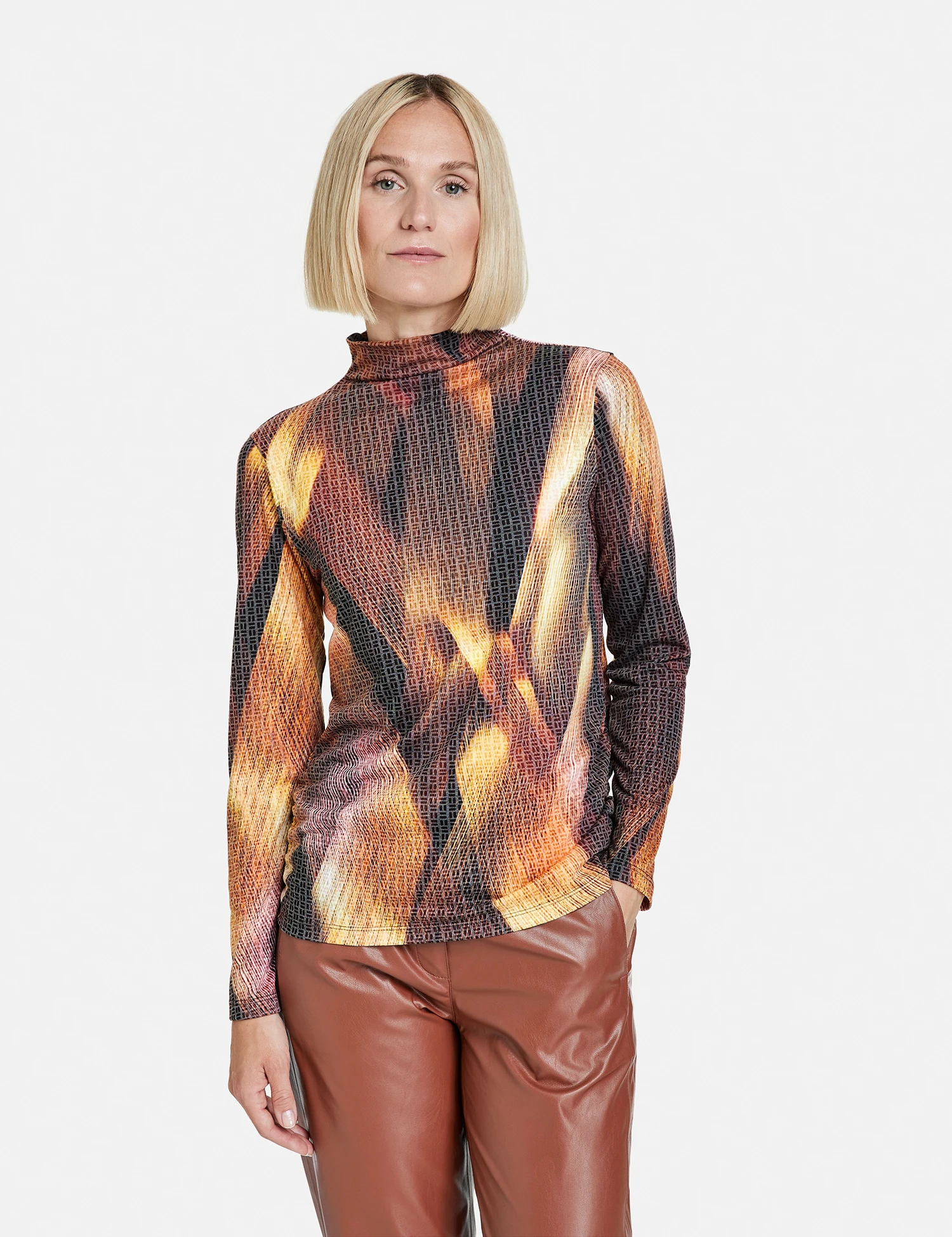 Gerry Weber Langarmshirt Mit Turtleneck Und Ausbrenner-Qualität 7 Gerry Weber Langarmshirt Mit Turtleneck Und Ausbrenner-Qualität – Bild 7