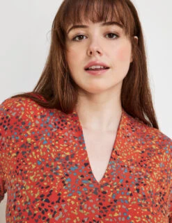 Langarmshirt Mit V-Ausschnitt -Gerry Stil Geschaft langarmshirt mit v ausschnitt 100