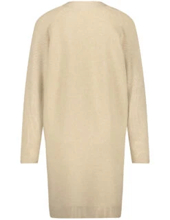 Gerry Weber Lange Strickjacke Mit Ärmeln Aus Rippstrick -Gerry Stil Geschaft lange strickjacke mit aermeln aus rippstrick 03