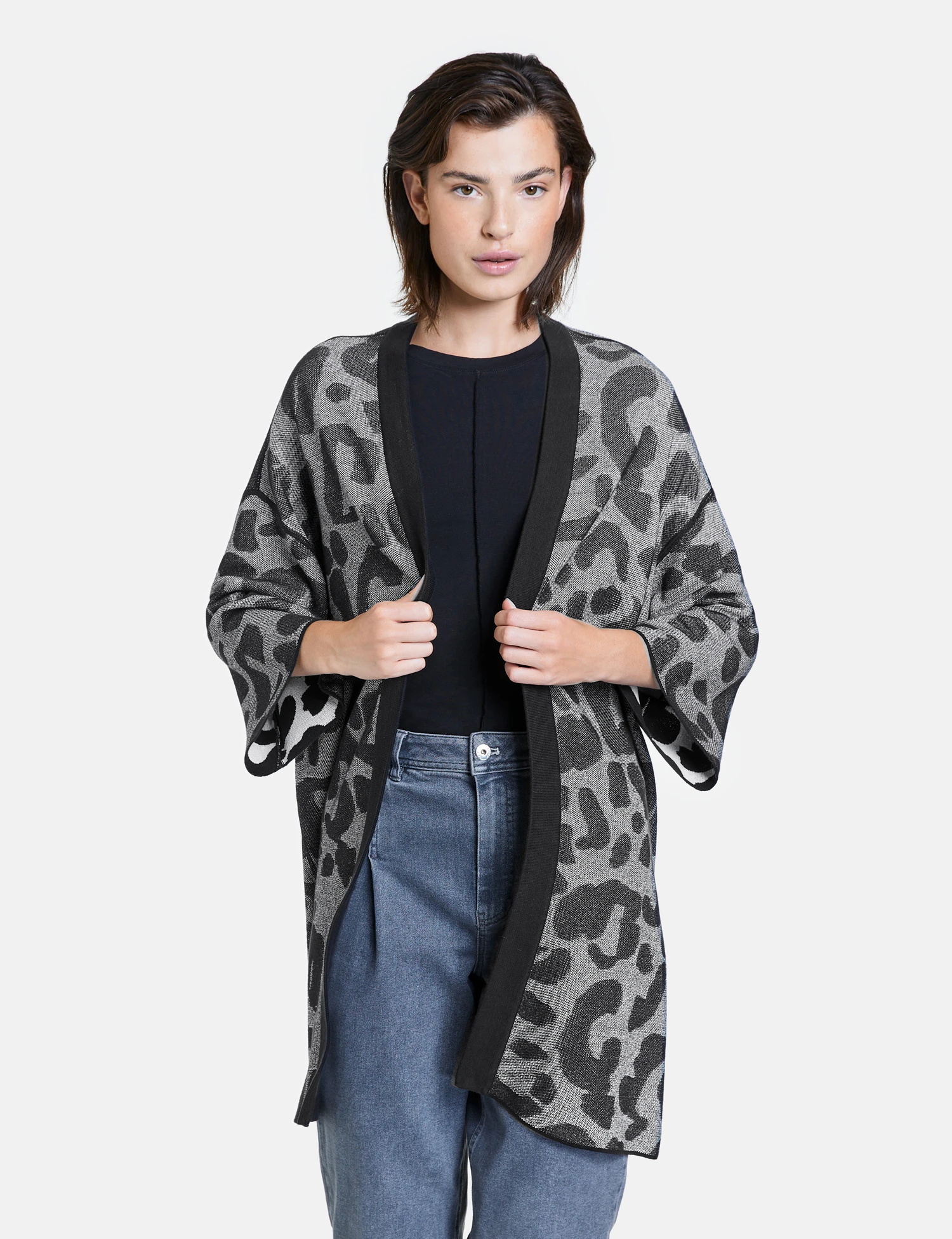 Taifun Lange Strickjacke Mit Wendefunktion 7 Taifun Lange Strickjacke Mit Wendefunktion – Bild 7