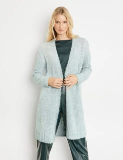 Gerry Weber Langer Cardigan Mit Wollanteil