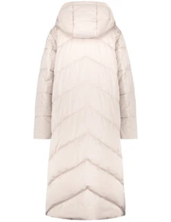 Gerry Weber Langer Steppmantel Mit Geknöpften Seitenschlitzen -Gerry Stil Geschaft langer steppmantel mit geknoepften seitenschlitzen 03