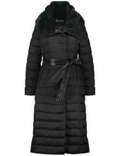 Gerry Stil Geschaft -Gerry Stil Geschaft langer wattierter mantel mit seitenzippern 02