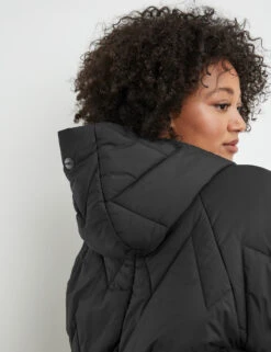 Leichter Steppmantel Mit Kapuze -Gerry Stil Geschaft leichter steppmantel mit kapuze 100