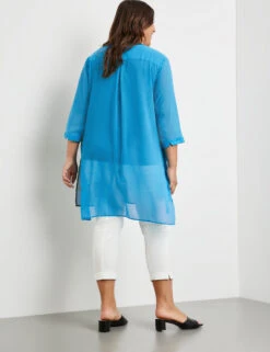 Longbluse Mit 3/4 Arm -Gerry Stil Geschaft longbluse mit 34 arm 104