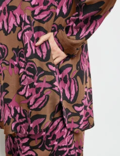 Longbluse Mit Floralprint -Gerry Stil Geschaft longbluse mit floralprint 100